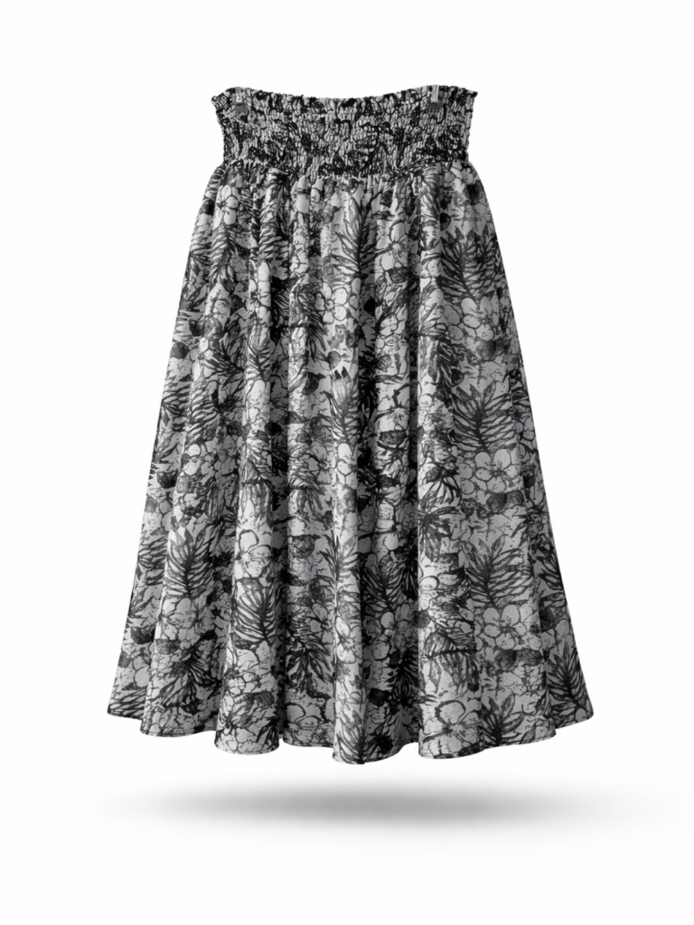 Floral skirt. Black and white. Large. 12/14. In good condition. See photos.